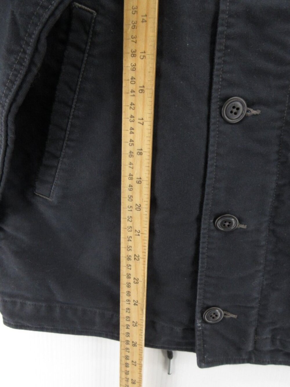 RRL Double RL Jacket Medium Navy Bower Corduroy Collar N1 Deck Military - Picture 5 of 16